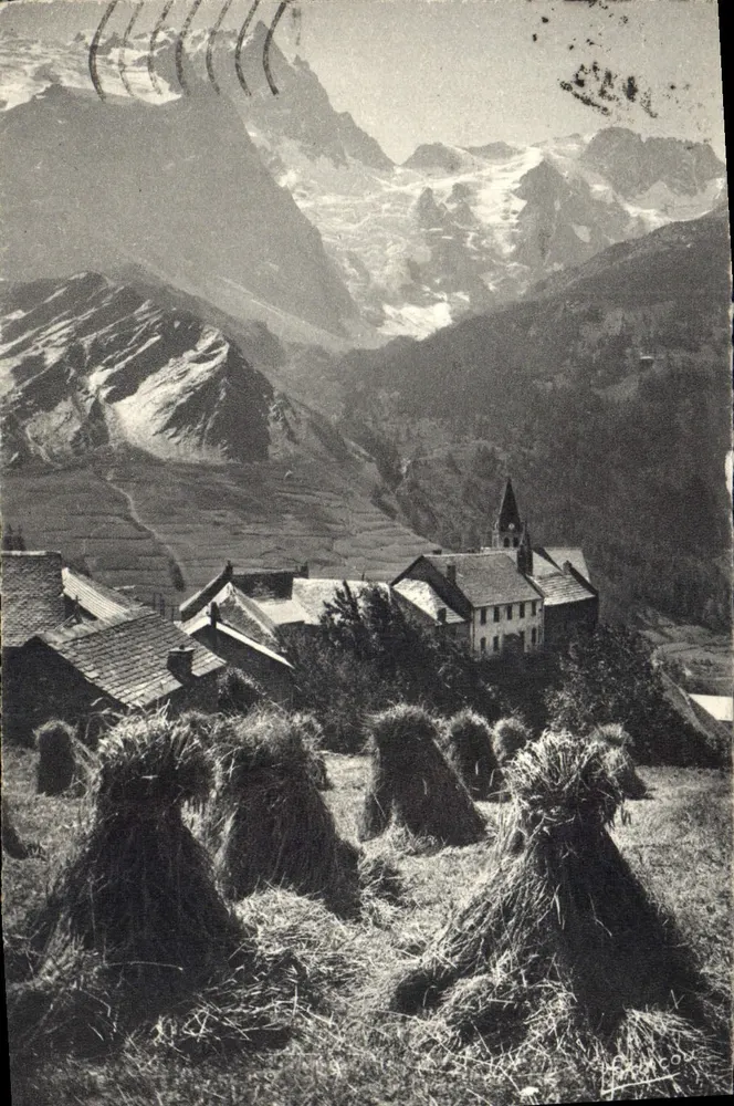 La Grave und La Meije (3987 m.) — Die Hochalpen — Foto von L. Francoux - Vorderseite