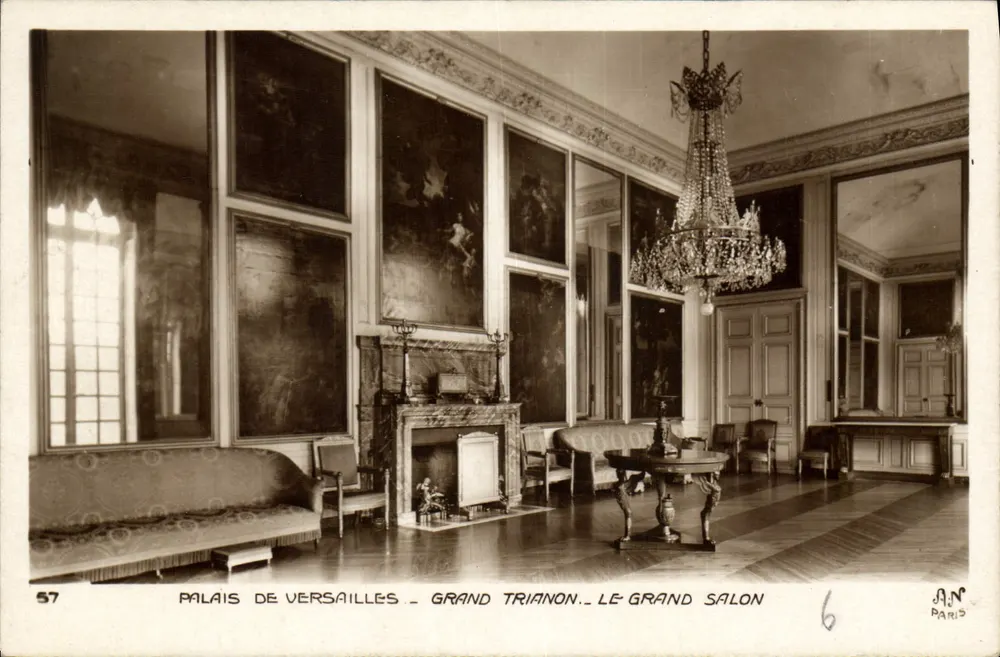 Schloss Versailles - Grand Trianon - Der Große Salon — A.N. Paris, n°57 - Vorderseite