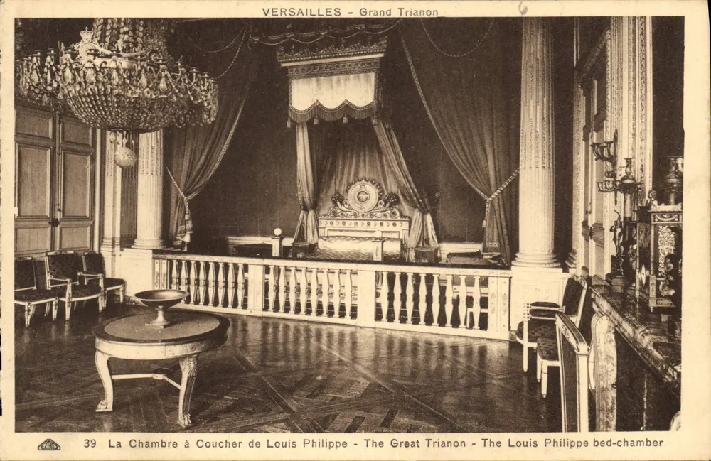 Versalhes - Grand Trianon - A Câmara de Dormir de Luís Filipe - Frente