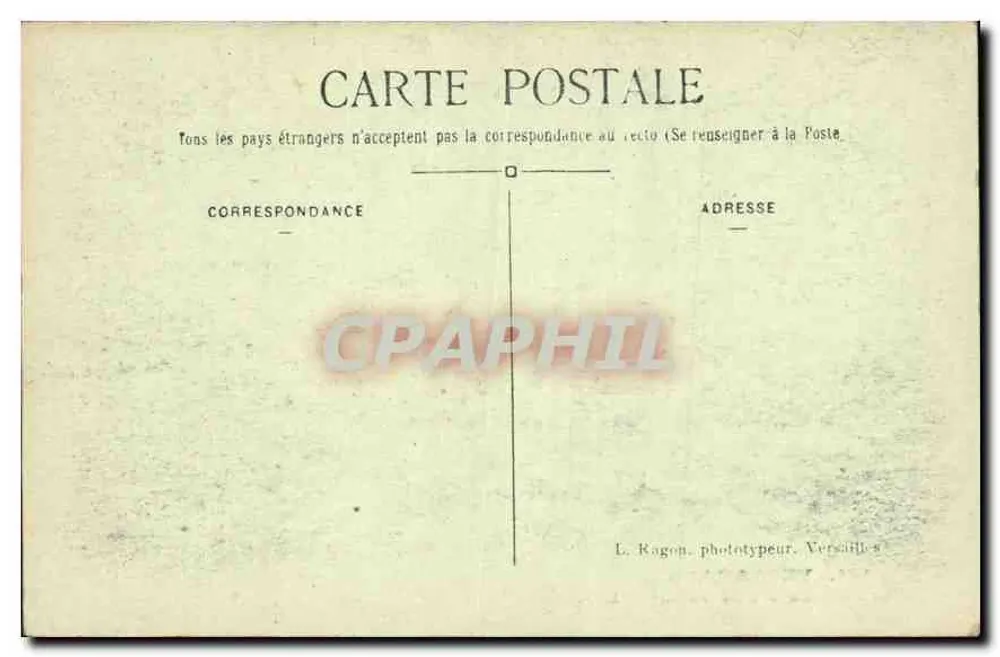 La Salle du Jeu de Paume — Versailles — L. R. - Verso
