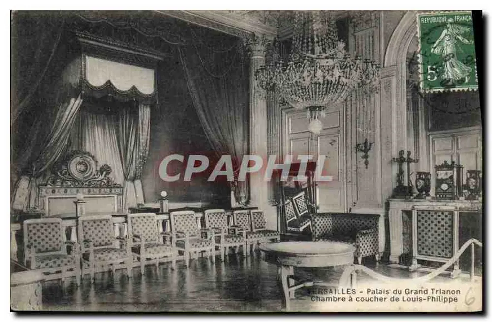 Versailles - Schloss des Grand Trianon - Schlafzimmer von Louis-Philippe - Vorderseite