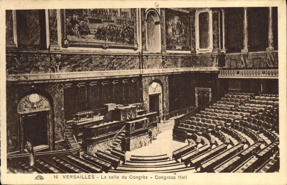 Versailles - A sala do Congresso - Congress Hall — n° 16 - Frente