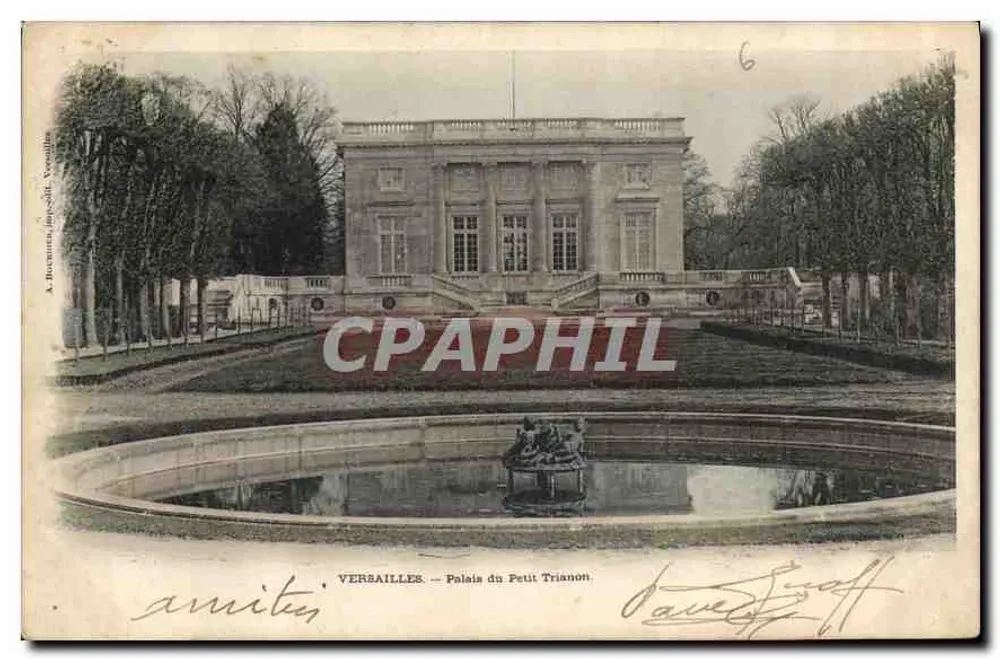 Versailles — Palácio do Petit Trianon — A. Hacquemont-Japessol, Versailles, n°6 - Frente