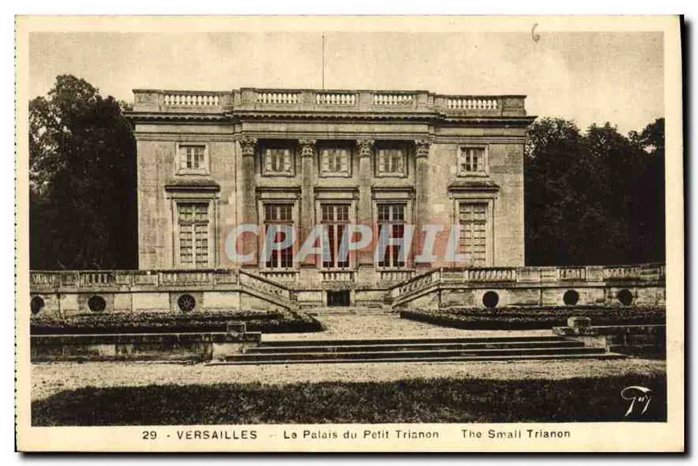 Versalhes - O Palácio do Petit Trianon — A. Leconte, Paris - Frente