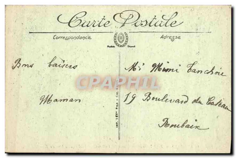 Versailles — Petit Trianon — Museum der Autos — Schlitten der Frau du Barry — LL. 6 - Rückseite