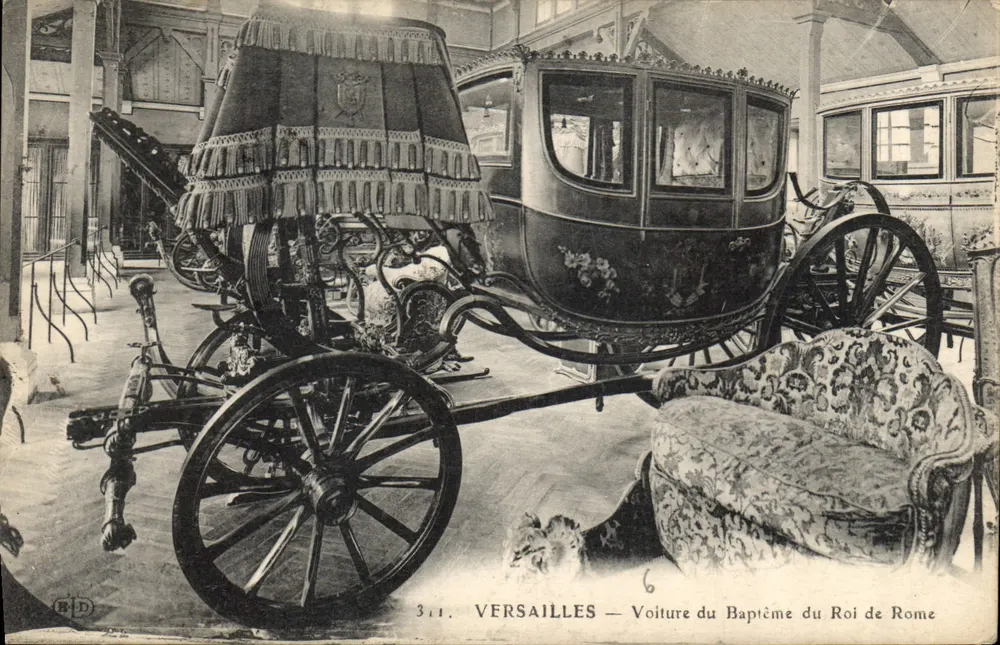 Versailles — Kutsche der Taufe des Königs von Rom — B.D. - Vorderseite