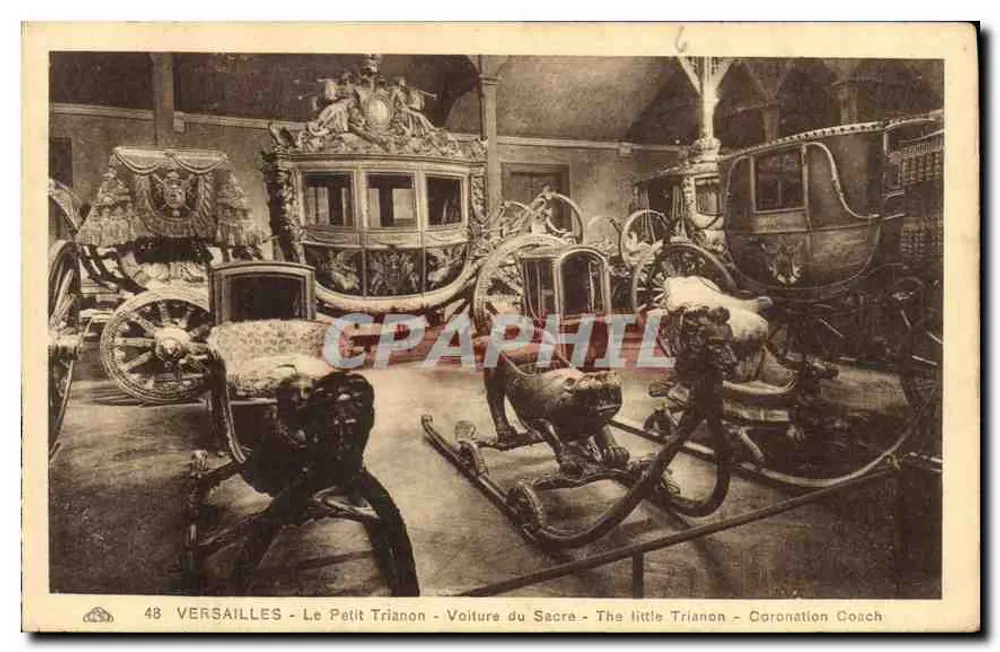 Versailles - Der Petit Trianon - Kutsche der Krönung - Vorderseite