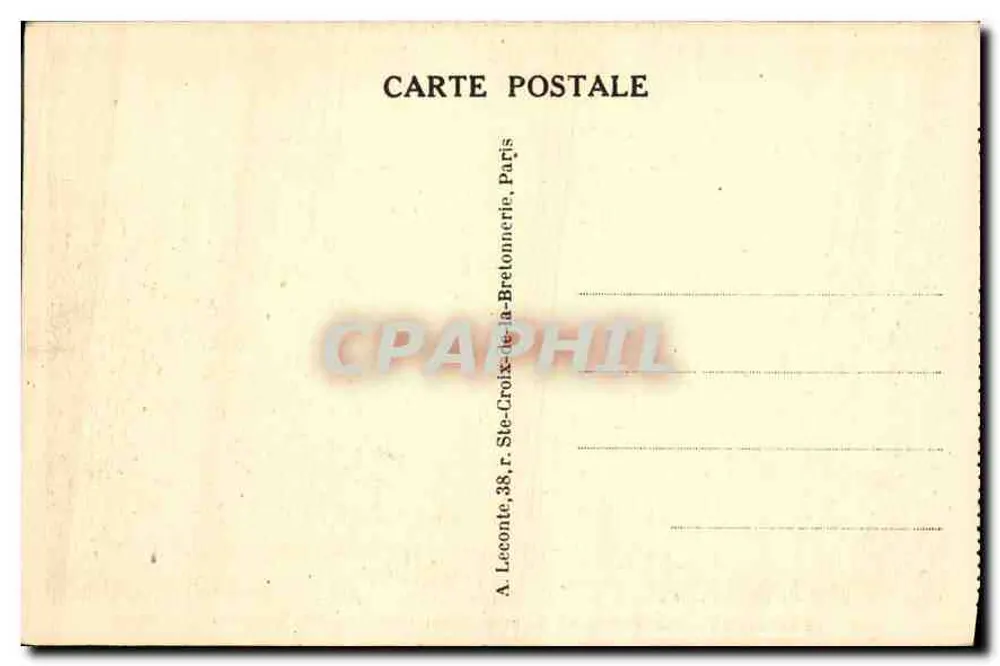 Versailles — Das Auto der Krönung von Charles X — Verlag Guy, Nr. 40 - Rückseite