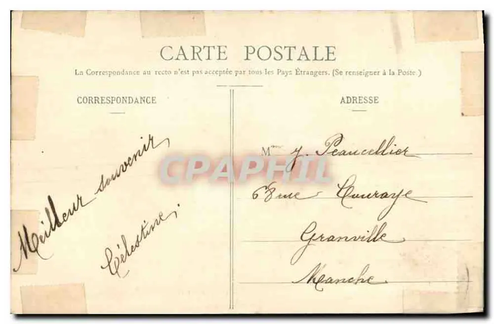 Versailles — Das Schloss (1. Stock) — Galerie der Schlachten — unbekannter Verlag, n° 46 - Rückseite