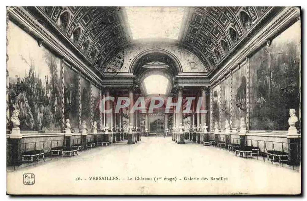 Versailles - Das Schloss (Erste Etage) - Galerie der Schlachten - Vorderseite