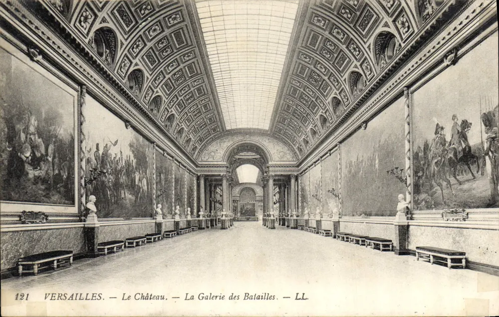 Versailles — Das Schloss — Die Galerie der Schlachten — LL. — n° 121 - Vorderseite