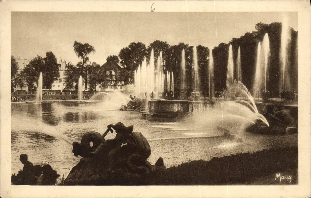 Neptunbecken — Versailles — Editions de MONGA - Vorderseite