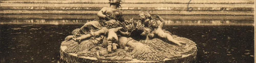 Versailles - Der Park - Ceres: Sommer, von Regnaudin — Kunstausgabe 'Paras', Paris, n°58 - Vorderseite