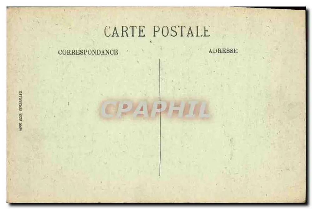 Parque de Versailles — Bosque dos Dômes — Impr. Eda, Versailles - Verso