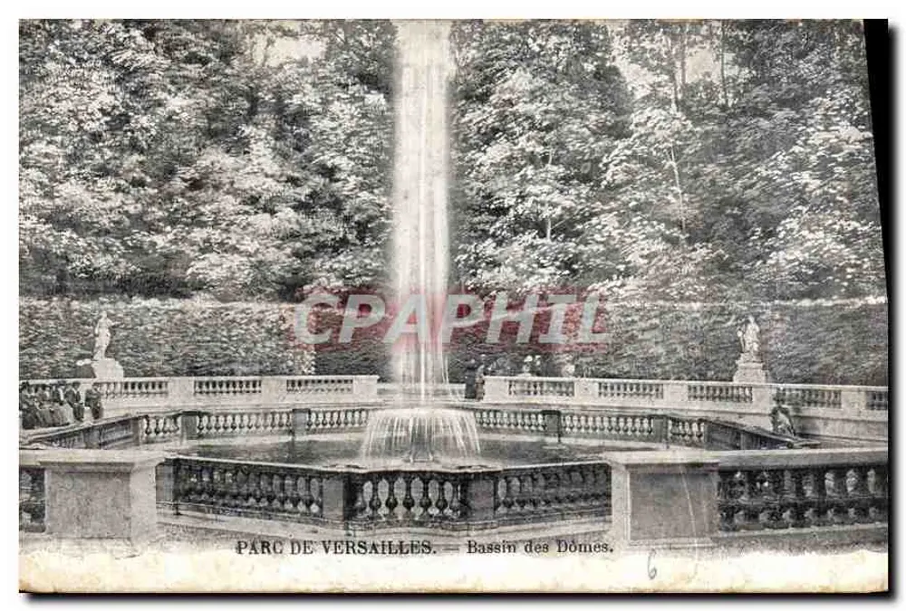 Parque de Versailles — Bassin dos Dômes — Imp. Nouv. Phot., 75, rue Fondary, Paris - Frente