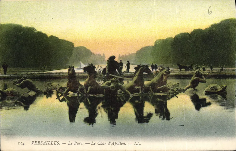Versailles — O Parque — O Carro de Apolo — LL. — N° 154 - Frente
