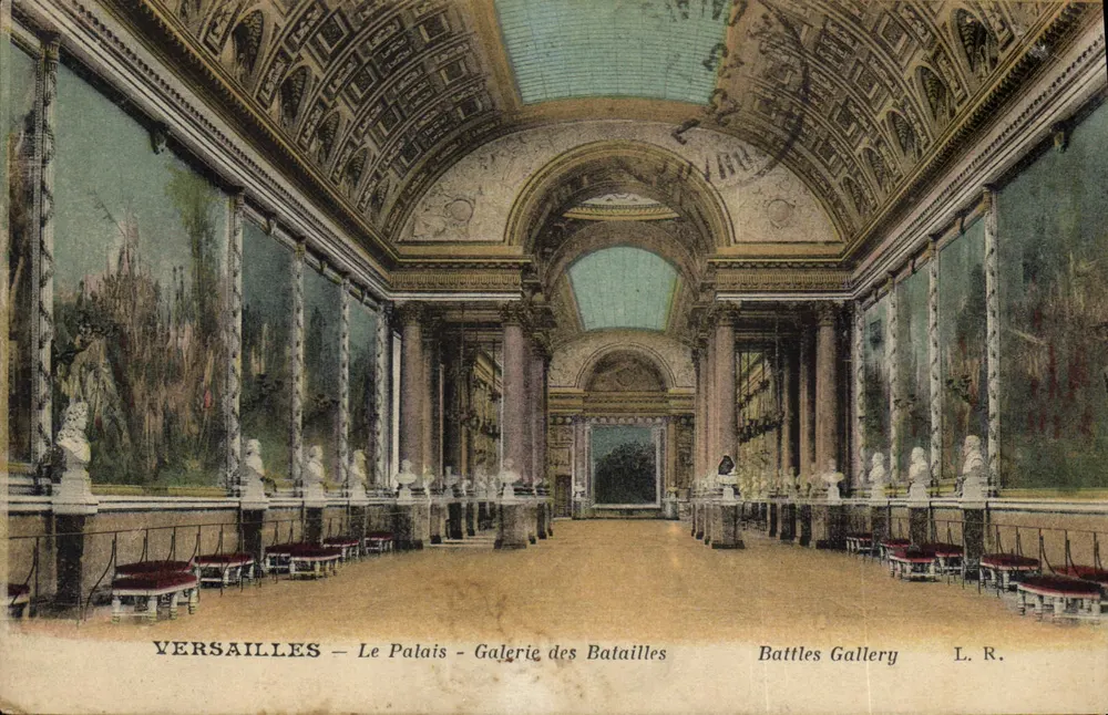Versailles — Das Schloss — Galerie der Schlachten — L. R. - Vorderseite