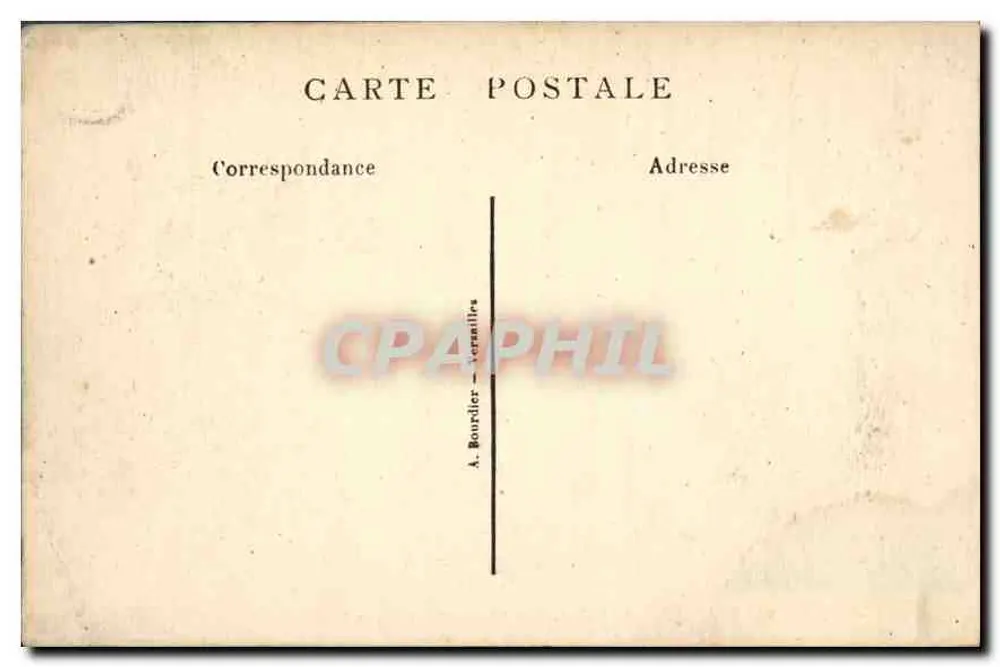 Versailles — Quarto de Marie-Antoinette no Petit-Trianon - Verso