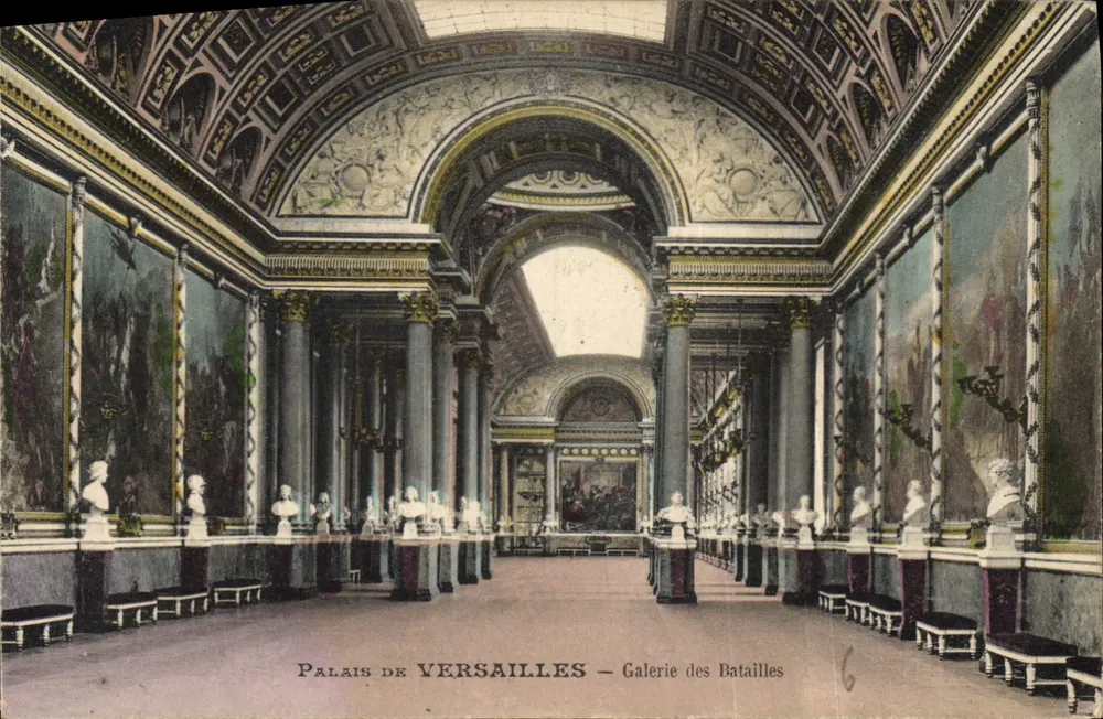 Schloss Versailles — Galerie der Schlachten — A. Bournier - Vorderseite