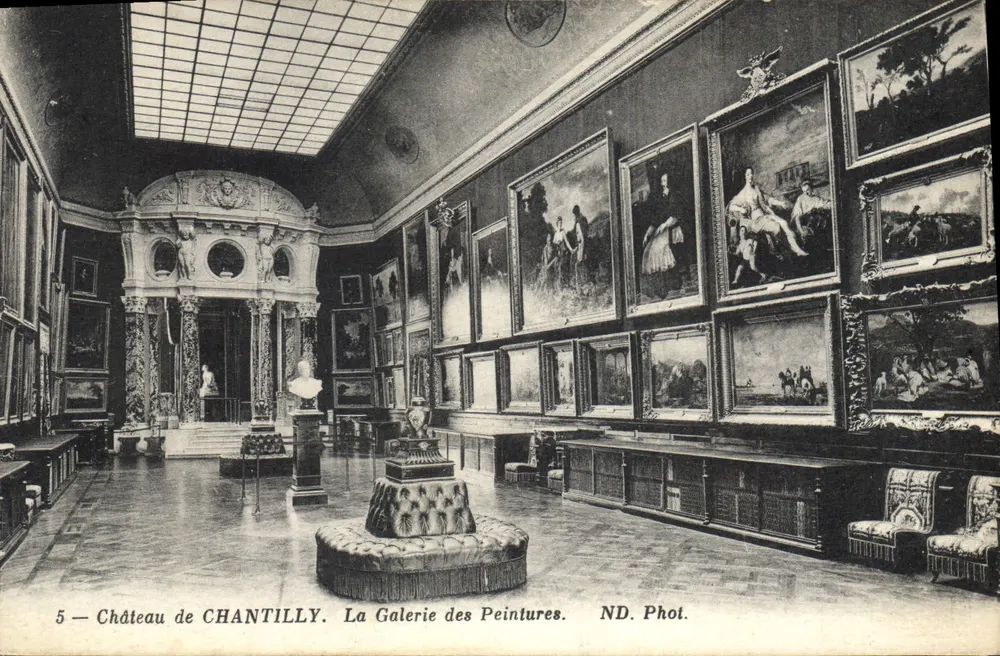 Château de Chantilly — Die Galerie der Gemälde — ND. Phot. - Vorderseite