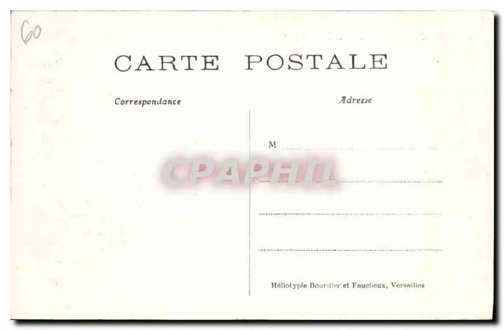 Castelo de CHANTILLY - Cervo por Cain - Verso