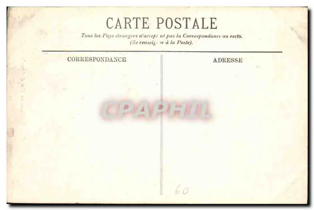 Chantilly — Statua księcia d’Aumale — LL. — nr 145 - Rewers