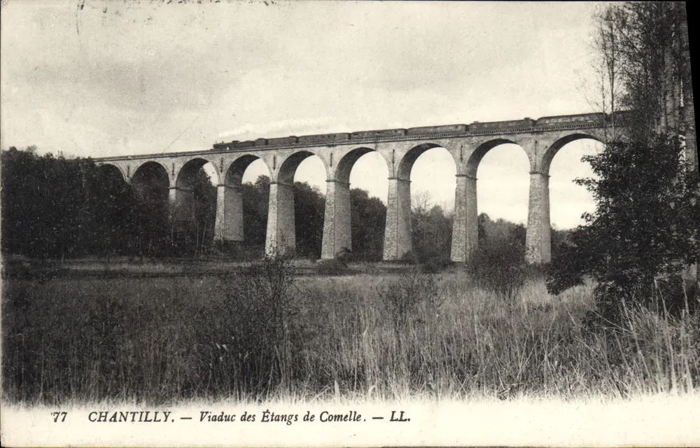 Chantilly — Viaduto dos Étangs de Comelle — LL. - Frente