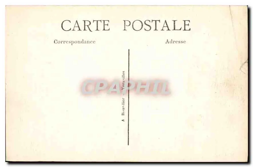 Arredores de CHANTILLY — Chaussée d'Herivaux - Verso