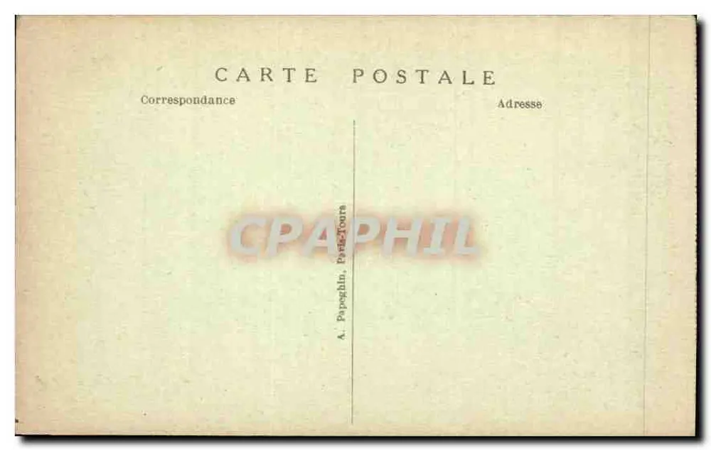 Castelo de Chantilly — A Casa de Sylvie — A.P. - Verso