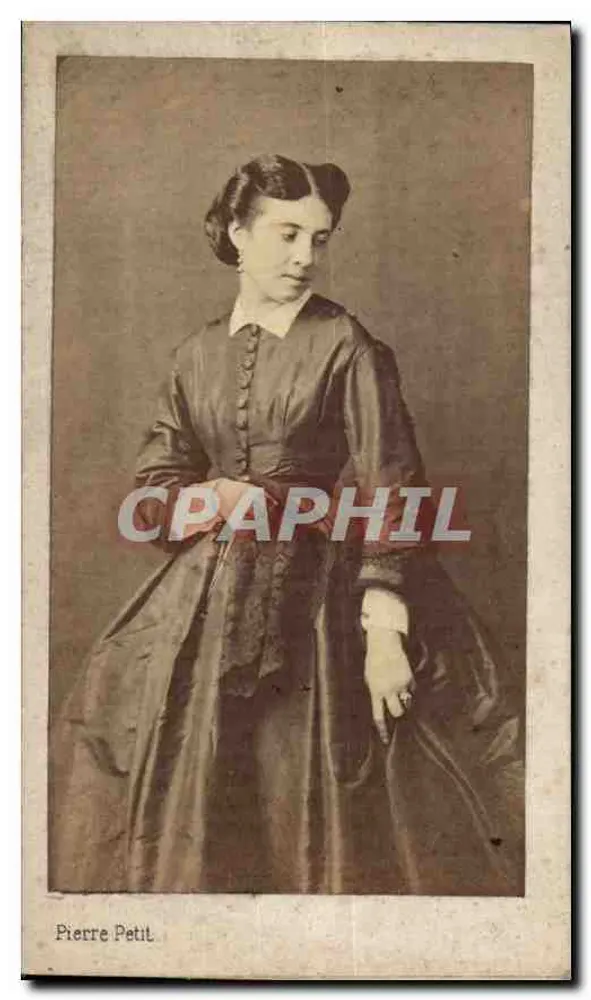 Porträt einer Frau — Paris, um 1870 — Pierre Petit - Vorderseite