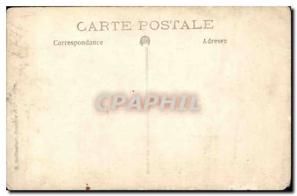 Jovem menino com traje — estúdio — R. Griffon & P. Rossignol, Paris - Verso