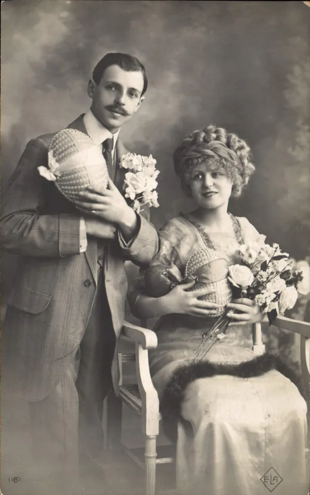 Paar mit Baby — Verlag E.L.A. Nr. 1161 - Vorderseite