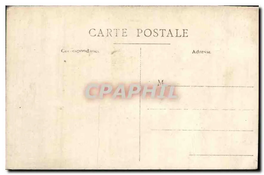 Dois crianças — estúdio fotográfico — Carte postale Bilhete postal antigo - Verso