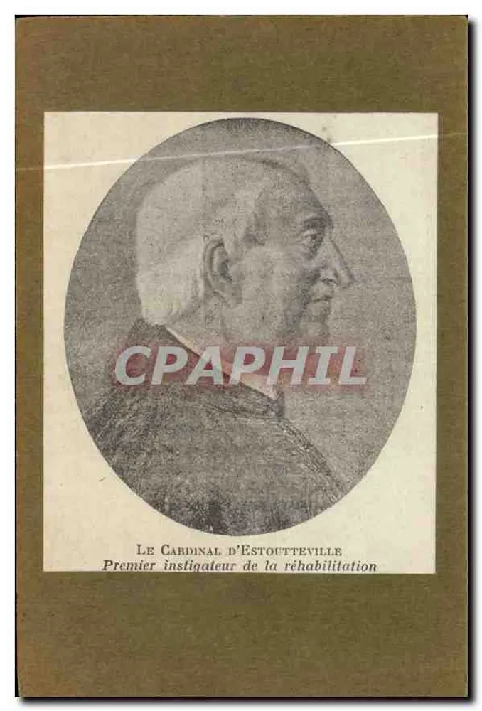 Der Kardinal d'Estouteville — Erster Initiator der Wiederherstellung — Religiöses Bulletin, Nr. 22 - Vorderseite