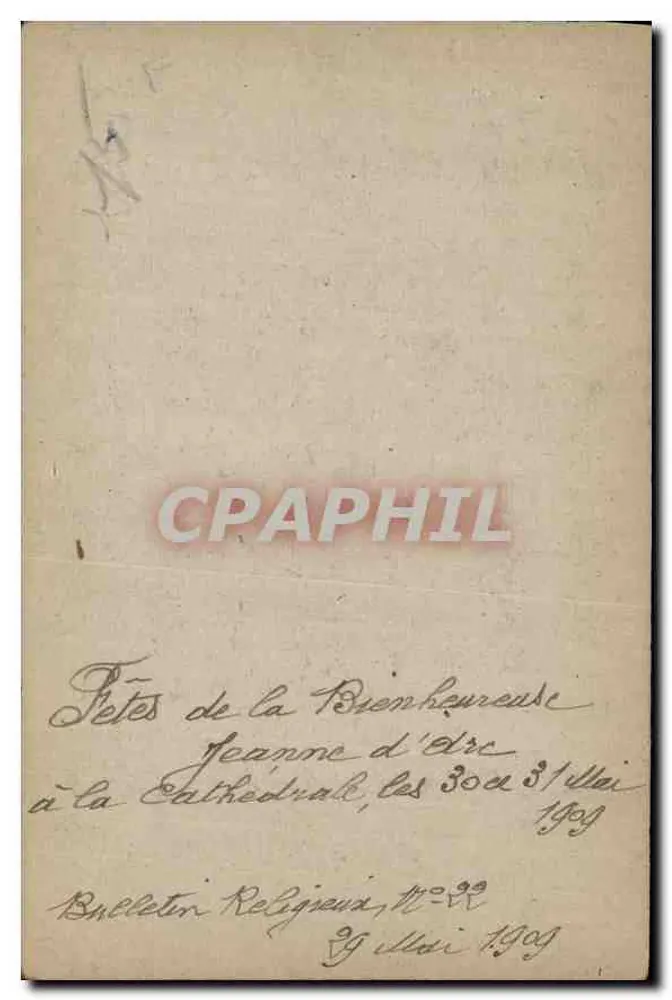 Der Kardinal d'Estouteville — Erster Initiator der Wiederherstellung — Religiöses Bulletin, Nr. 22 - Rückseite