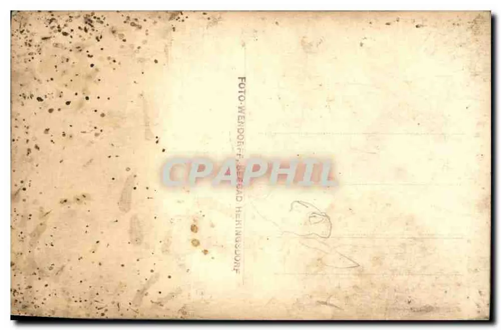 Três homens de terno — foto de estúdio — FOTO-WENDORFF, BERGAD HERINGSDORF - Verso