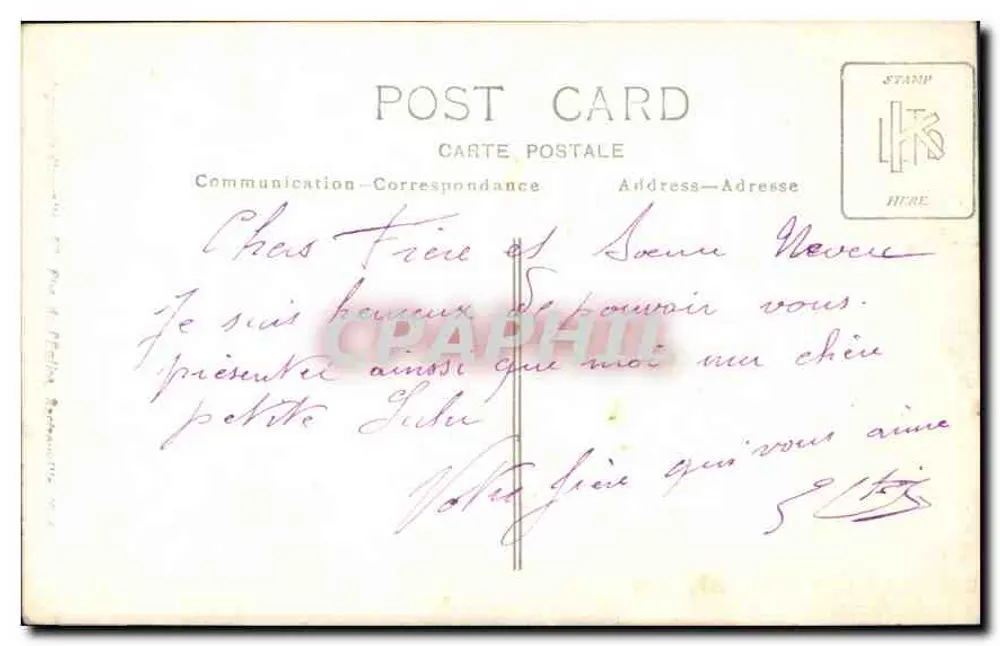 Retrato de um jovem — editor desconhecido, número de série não visível - Verso