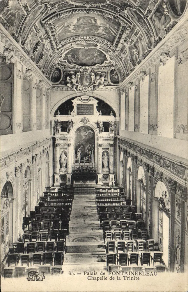 Schloss FONTAINEBLEAU — Kapelle der Dreifaltigkeit — n° 65 - Vorderseite