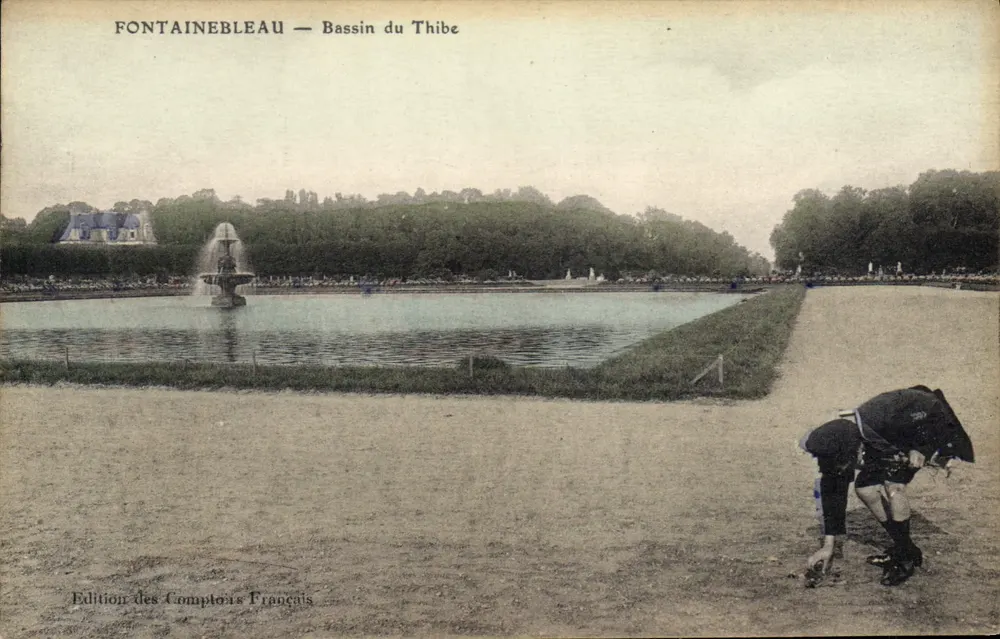 Fontainebleau — Bassin du Thibe — Ausgabe der französischen Komptoirs - Vorderseite