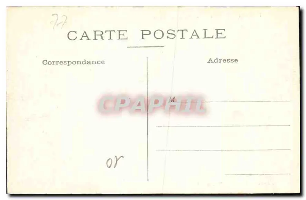 Fontainebleau — Etang aux Carpes — Edition des Comptoires Français - Rückseite