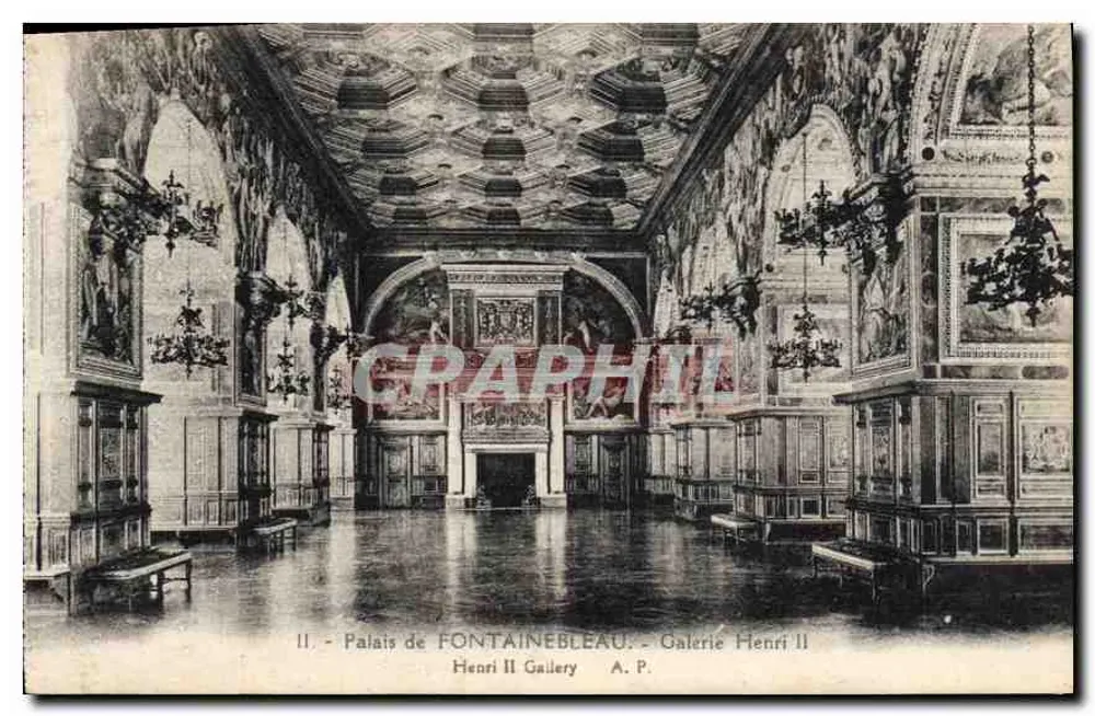 Schloss FONTAINEBLEAU - Galerie Henri II — A.P. - Vorderseite