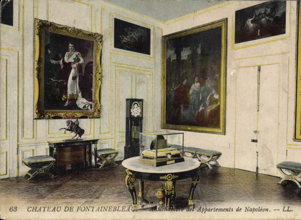 Castelo de Fontainebleau — Antecâmara dos Apartamentos de Napoléon — LL. — n° 63 - Frente