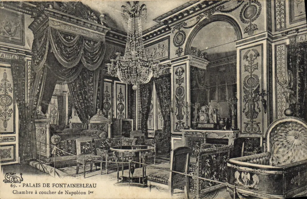 Palast von Fontainebleau — Schlafzimmer von Napoleon I. — n°69 - Vorderseite