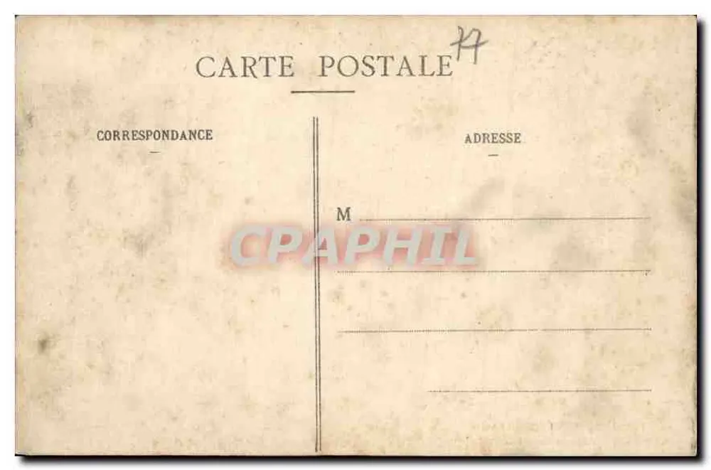 Palast von Fontainebleau — Schlafzimmer von Napoleon I. — n°69 - Rückseite