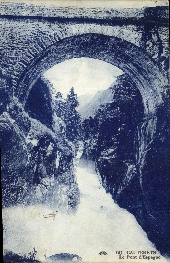 O Ponte da Espanha — Cauterets — Editor: Cauterets - Frente