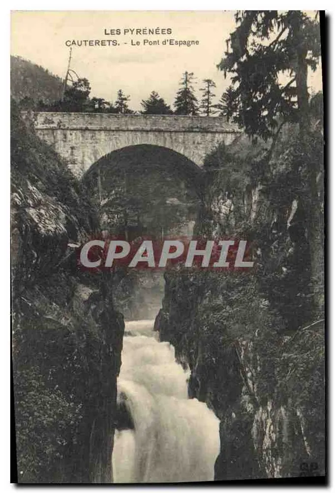Cauterets — O Ponte da Espanha — Os Pirineus - Frente
