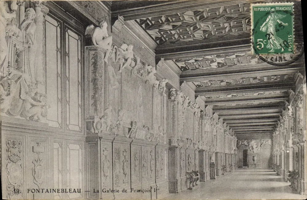 Fontainebleau — Die Galerie von Francis I — Parisian Bézard - Vorderseite