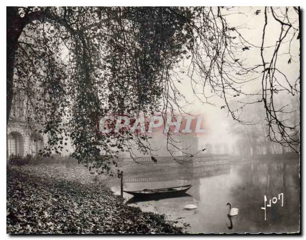Fontainebleau — Ansicht des Sees der Karpfen im Herbst — Éditions d'Art, rue Martel, Paris - Vorderseite