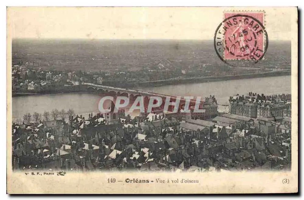 Orléans - Vista aérea — V. F. Paris, n°149 - Frente