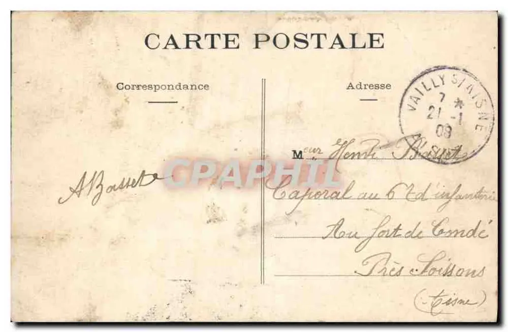 Limoges - O Hotel de Ville — editor Mille Baisers, n°3 - Verso